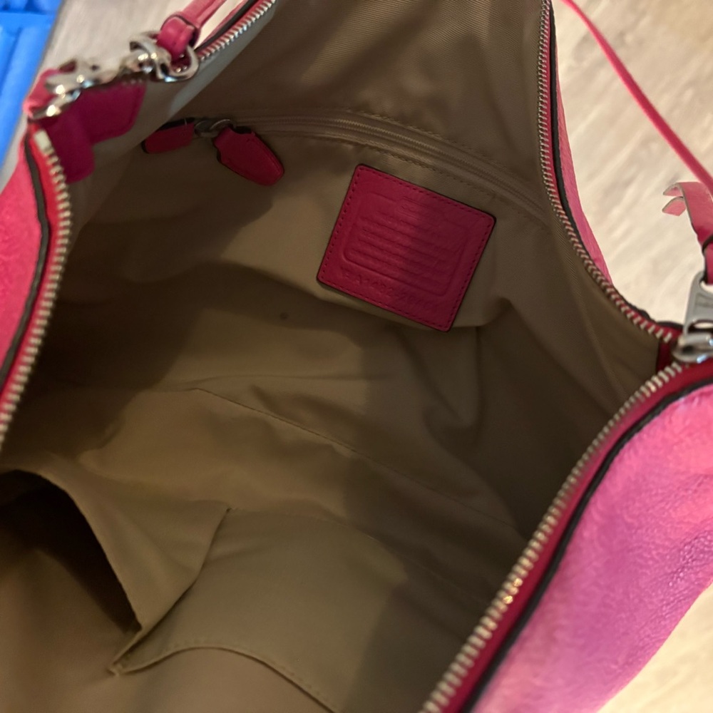 Coach Bleecker Hot Pink Daily Shoulder Bag (Style No. 29461). Like New - Picture 14 of 16